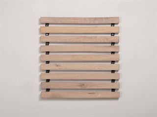 2Easy egetræs vægpanel 52x50 hvid olieret fra House of Sander.
